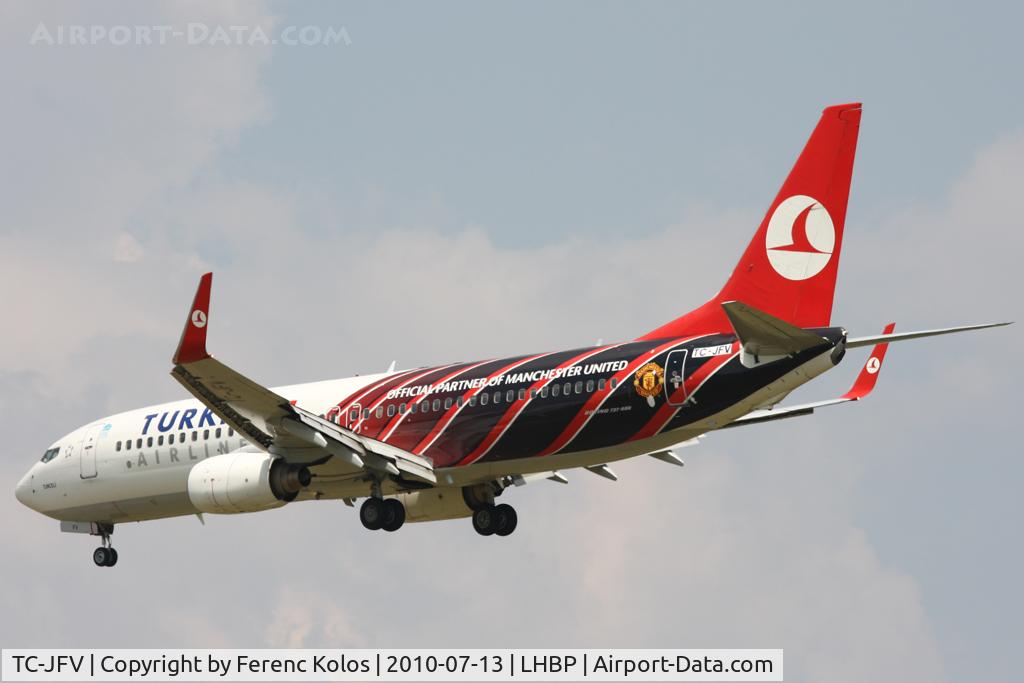TC-JFV, 2000 Boeing 737-8F2 C/N 29782, Ferihegy