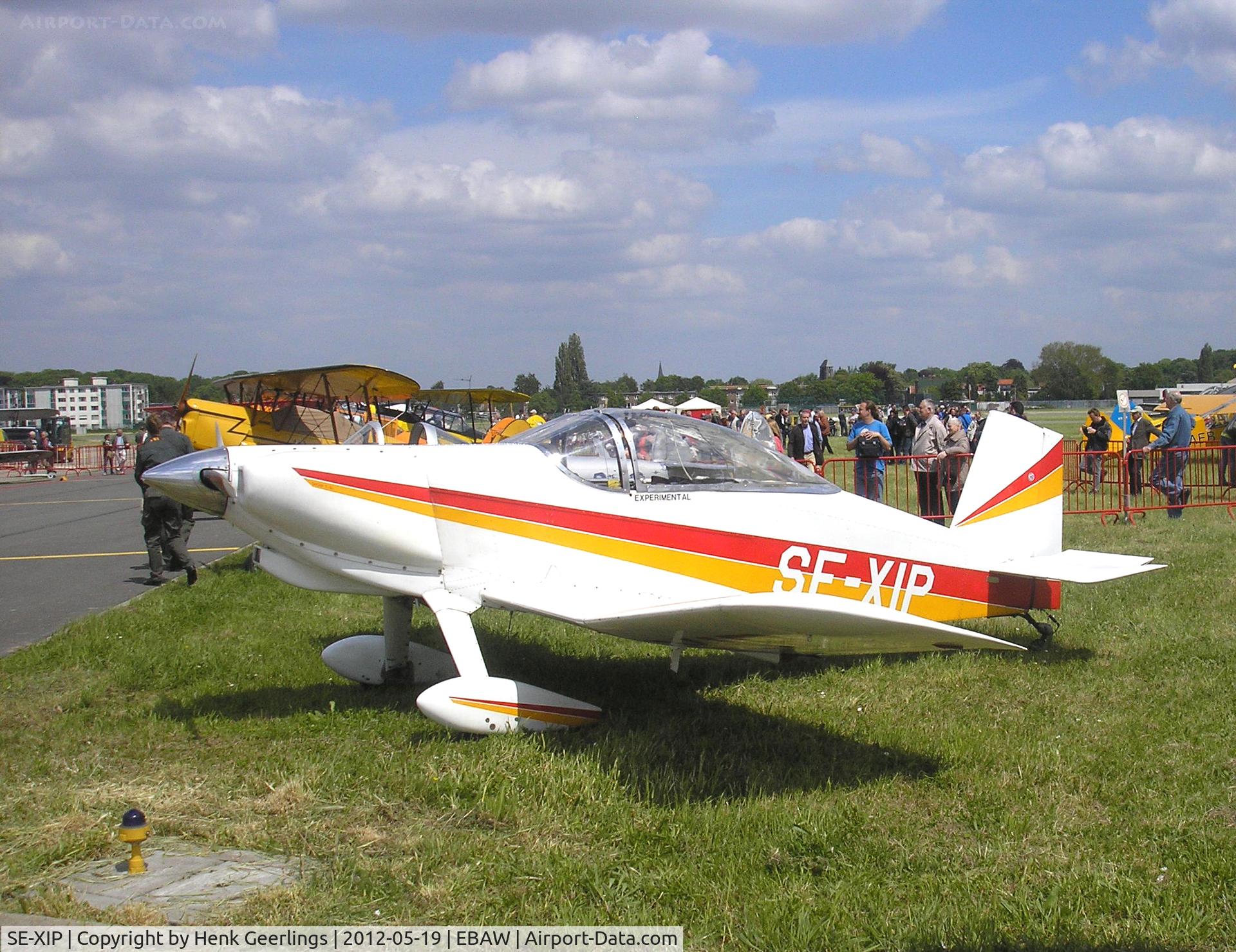 SE-XIP, 1988 Thorp T-18 Tiger C/N 548, Stampe Fly in 2012 , Deurne