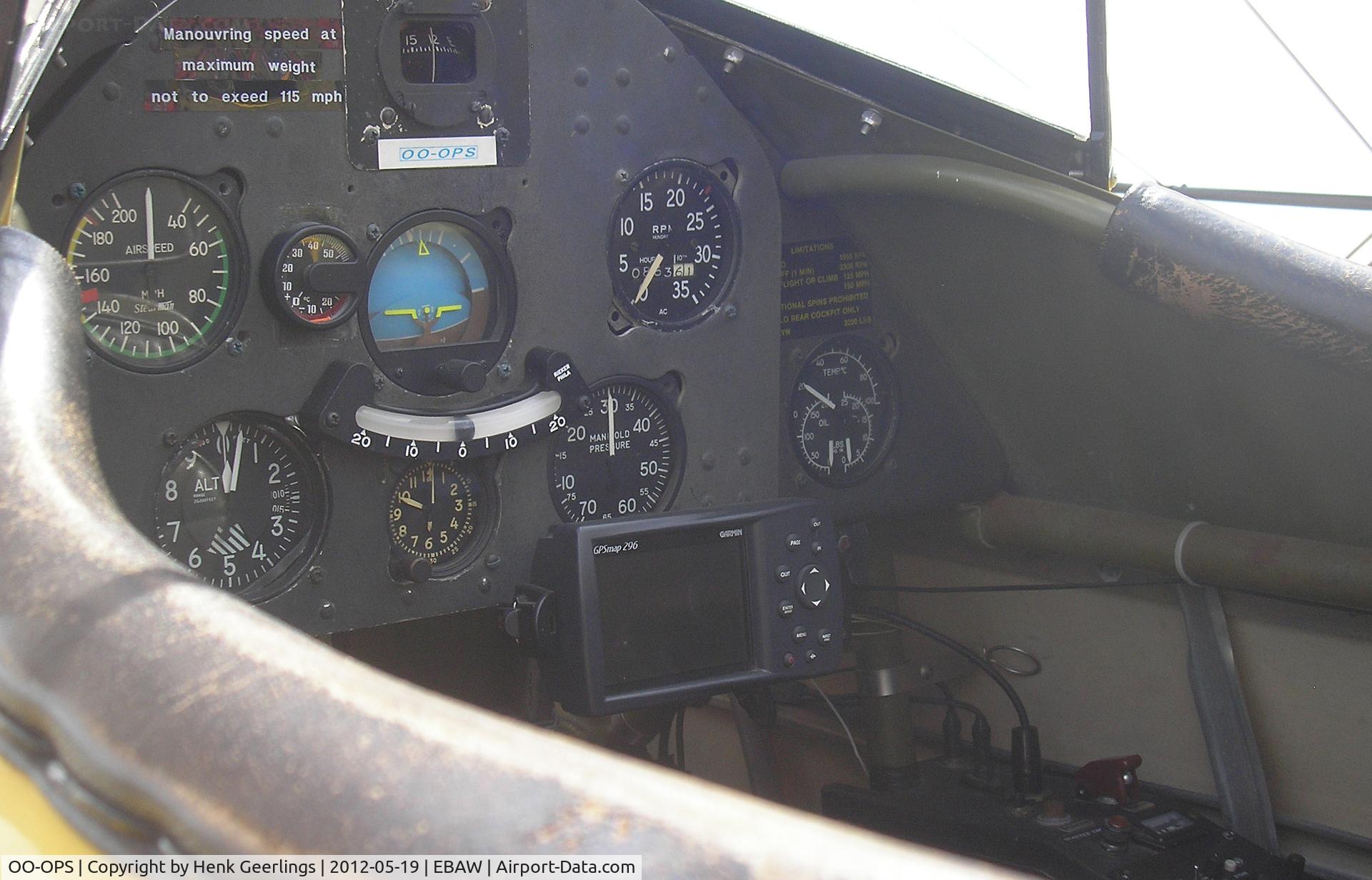 OO-OPS, 1943 Boeing E75 C/N 75-5093, Stampe Fly in 2012 , Deurne