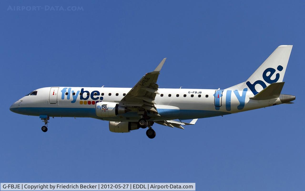 G-FBJE, 2012 Embraer 175STD (ERJ-170-200) C/N 17000336, on final RW05R