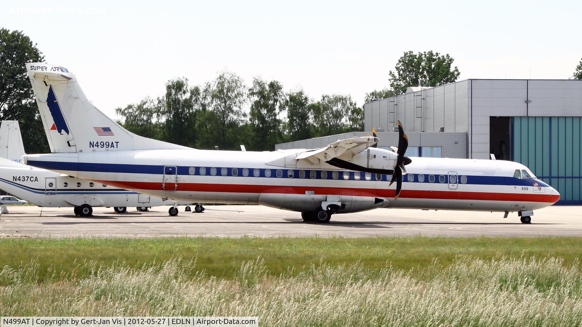 N499AT, 1997 ATR 72-212A C/N 499, Former American Eagle ATR72 awaiting better times at MGL