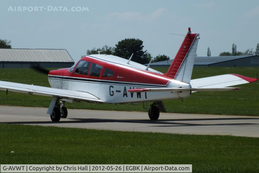 G-AVWT, 1968 Piper PA-28R-180 Cherokee Arrow C/N 28R-30362, at AeroExpo 2012