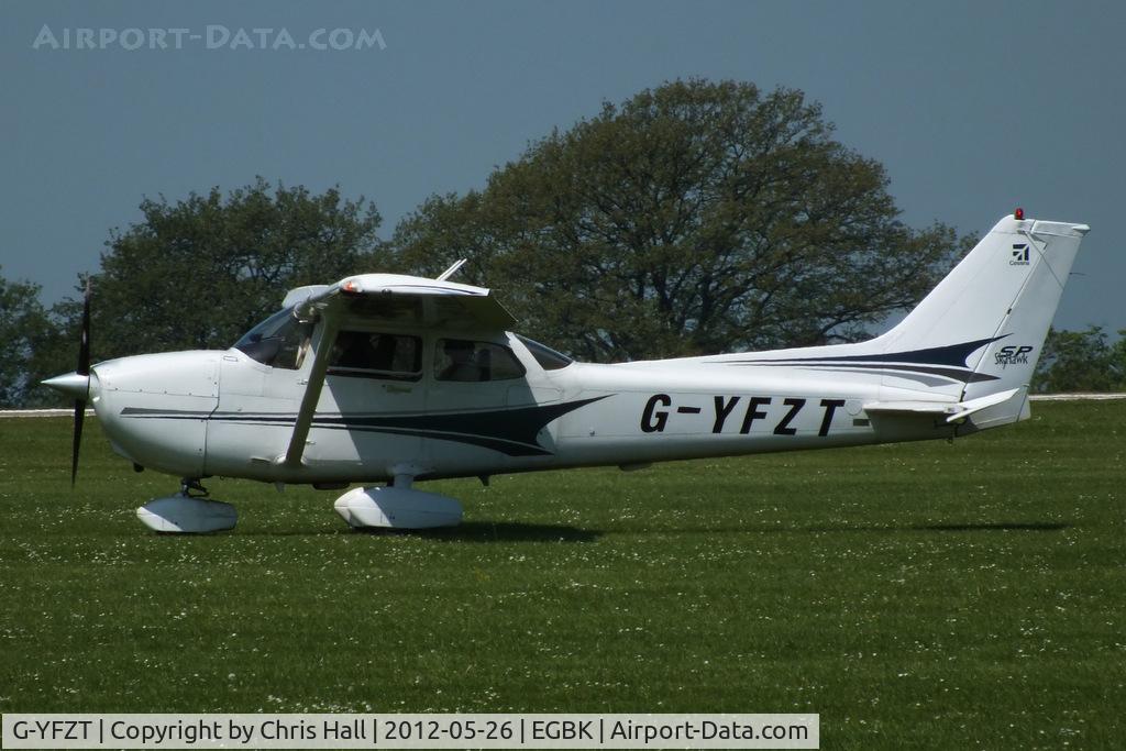 G-YFZT, 2004 Cessna 172S C/N 172S-9587, at AeroExpo 2012