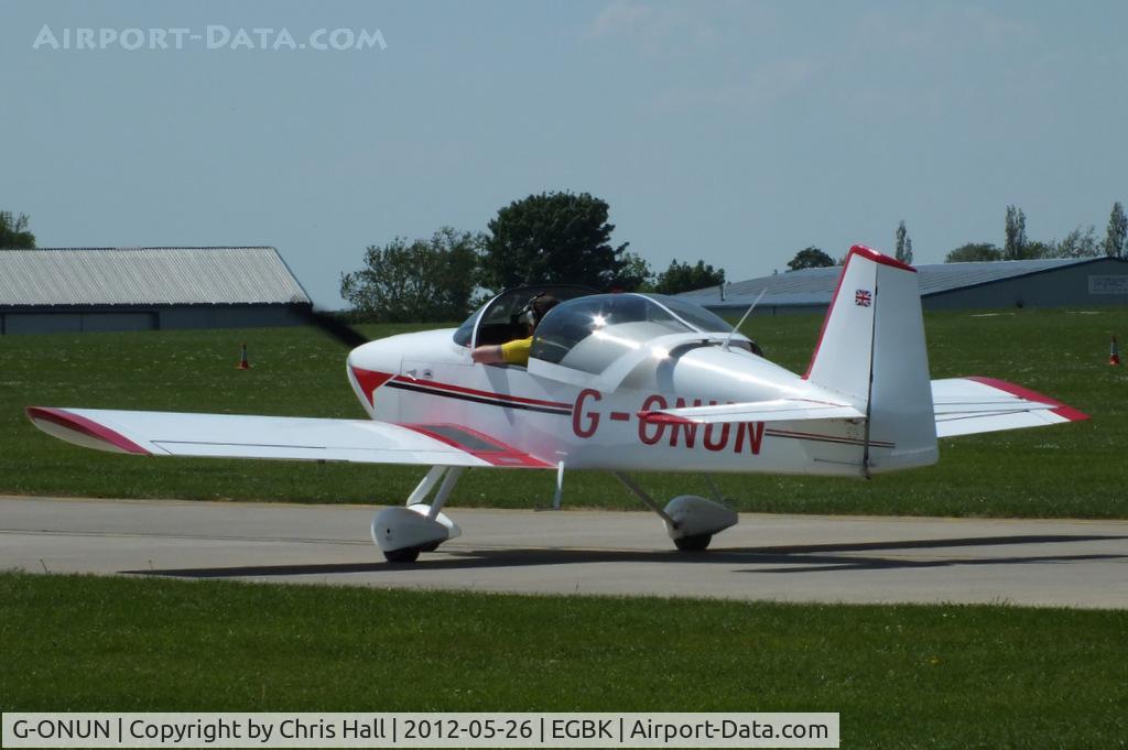 G-ONUN, 1999 Vans RV-6A C/N PFA 181-12976, at AeroExpo 2012