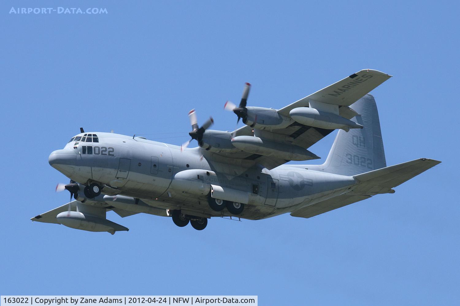 163022, 1984 Lockheed KC-130T Hercules C/N 382-5040, Landing at NAS JRB Fort Worth
