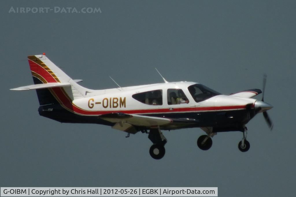 G-OIBM, 1977 Rockwell Commander 114 C/N 14295, at AeroExpo 2012