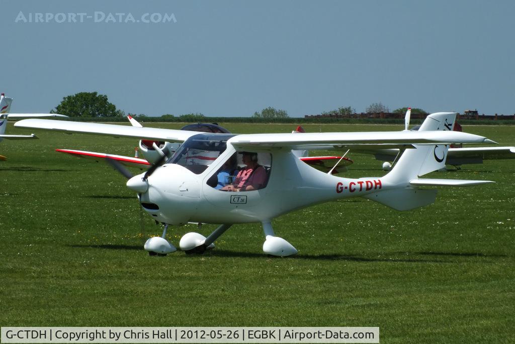 G-CTDH, 2003 Flight Design CT2K C/N 7939, at AeroExpo 2012