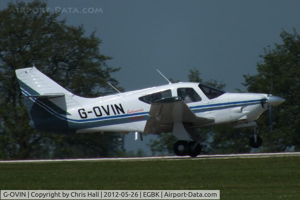 G-OVIN, 1976 Rockwell International 112TC Commander Commander C/N 13090, at AeroExpo 2012