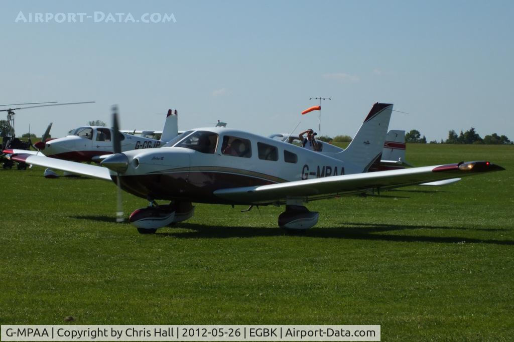 G-MPAA, 2002 Piper PA-28-181 Cherokee Archer III C/N 2843539, at AeroExpo 2012