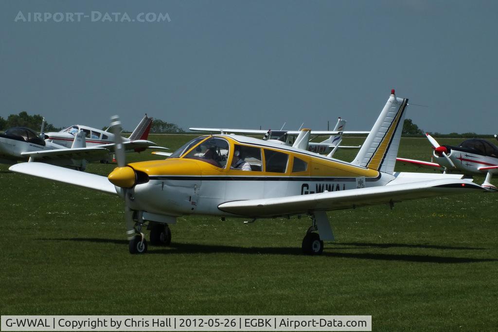 G-WWAL, 1968 Piper PA-28R-180 Cherokee Arrow C/N 28R-30461, at AeroExpo 2012