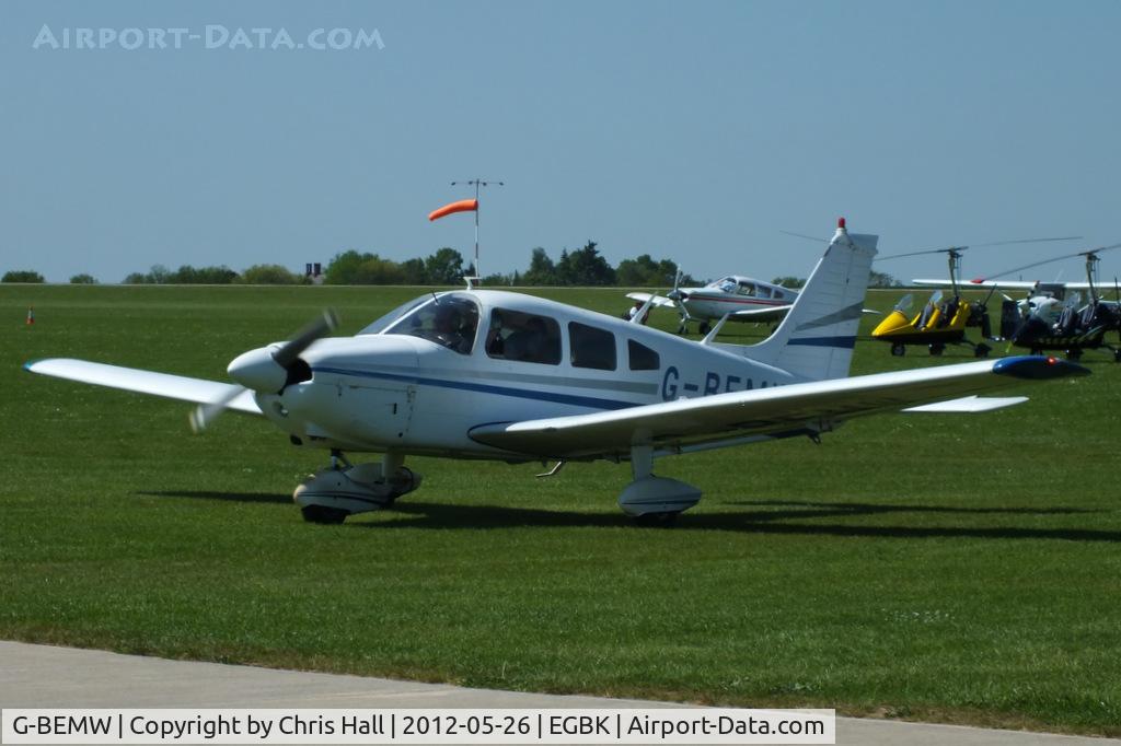 G-BEMW, 1976 Piper PA-28-181 Cherokee Archer II C/N 28-7790243, at AeroExpo 2012