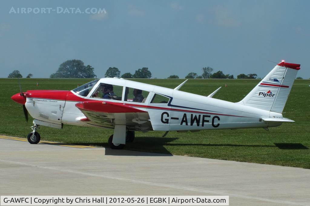 G-AWFC, 1968 Piper PA-28R-180 Cherokee Arrow C/N 28R-30670, at AeroExpo 2012