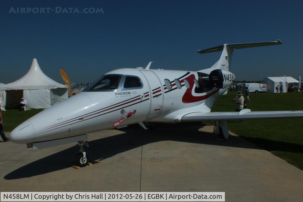 N458LM, 2009 Embraer EMB-500 Phenom 100 C/N 50000019, at AeroExpo 2012