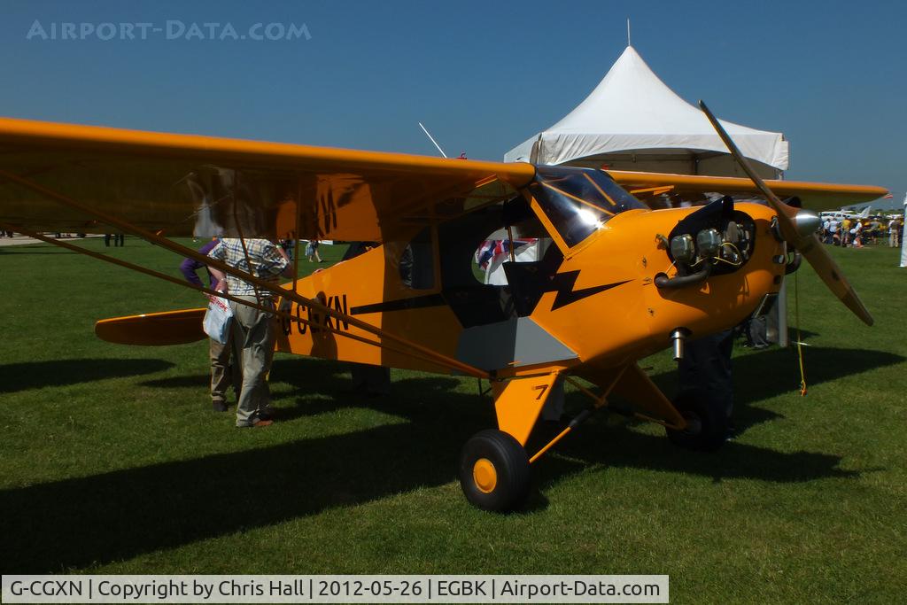 G-CGXN, 2011 American Legend AL3C-100 Cub C/N LAA 373-15028, at AeroExpo 2012