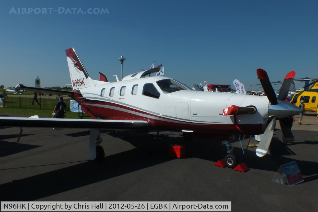 N96HK, Socata TBM-700 C/N 512, at AeroExpo 2012