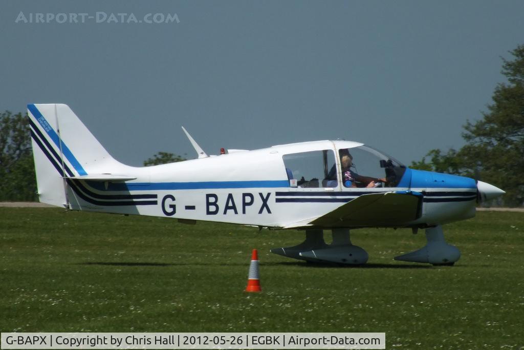 G-BAPX, 1972 Robin DR-400-160 Chevalier C/N 789, at AeroExpo 2012