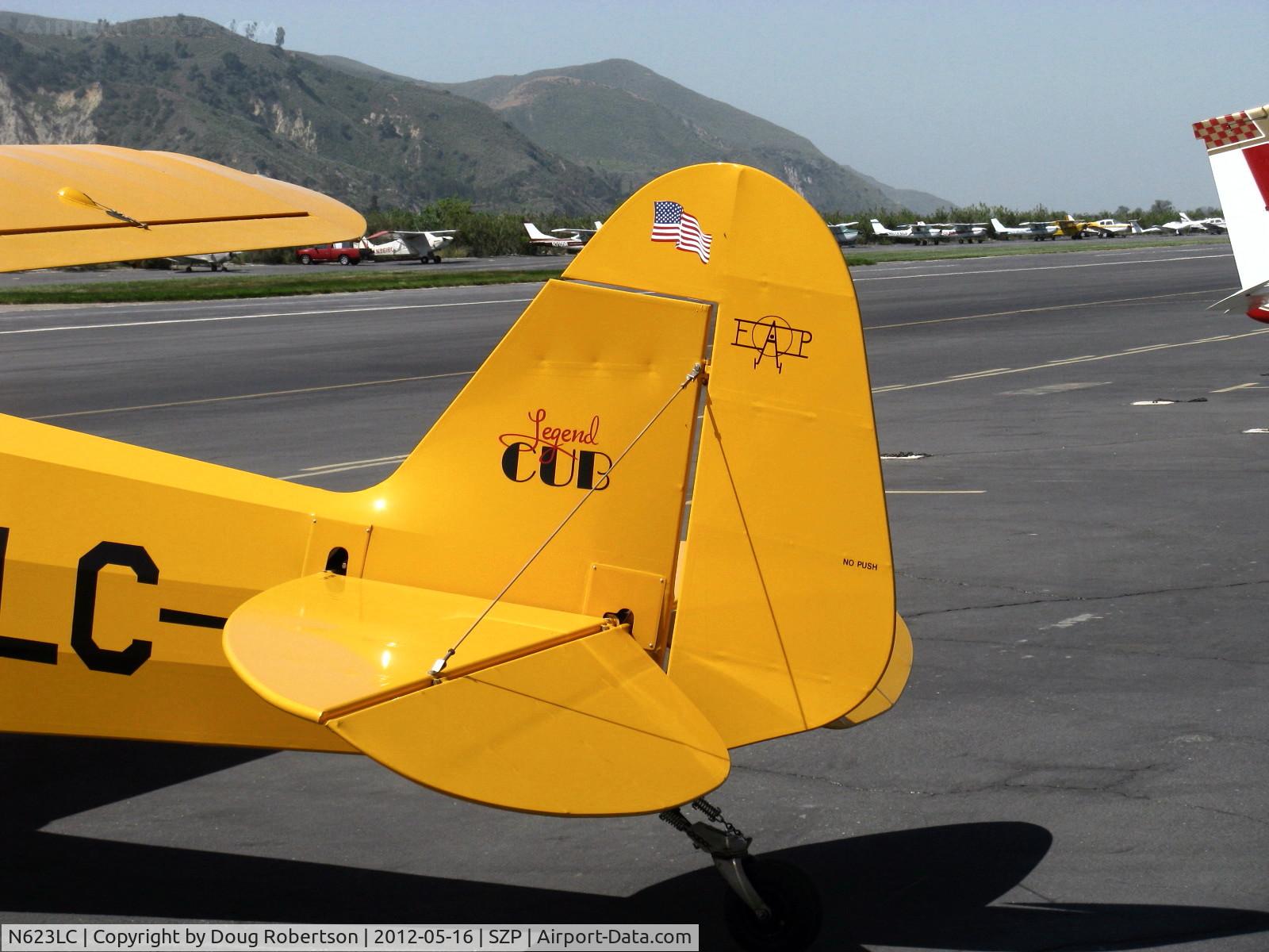 N623LC, 2006 American Legend AL3C-100 C/N AL-1024, 2006 American Legend Aircraft LEGEND AL3C-100 CUB, Continental O-200 100 Hp open cowl exposed cylinder version, Alaska visitor, LOGO