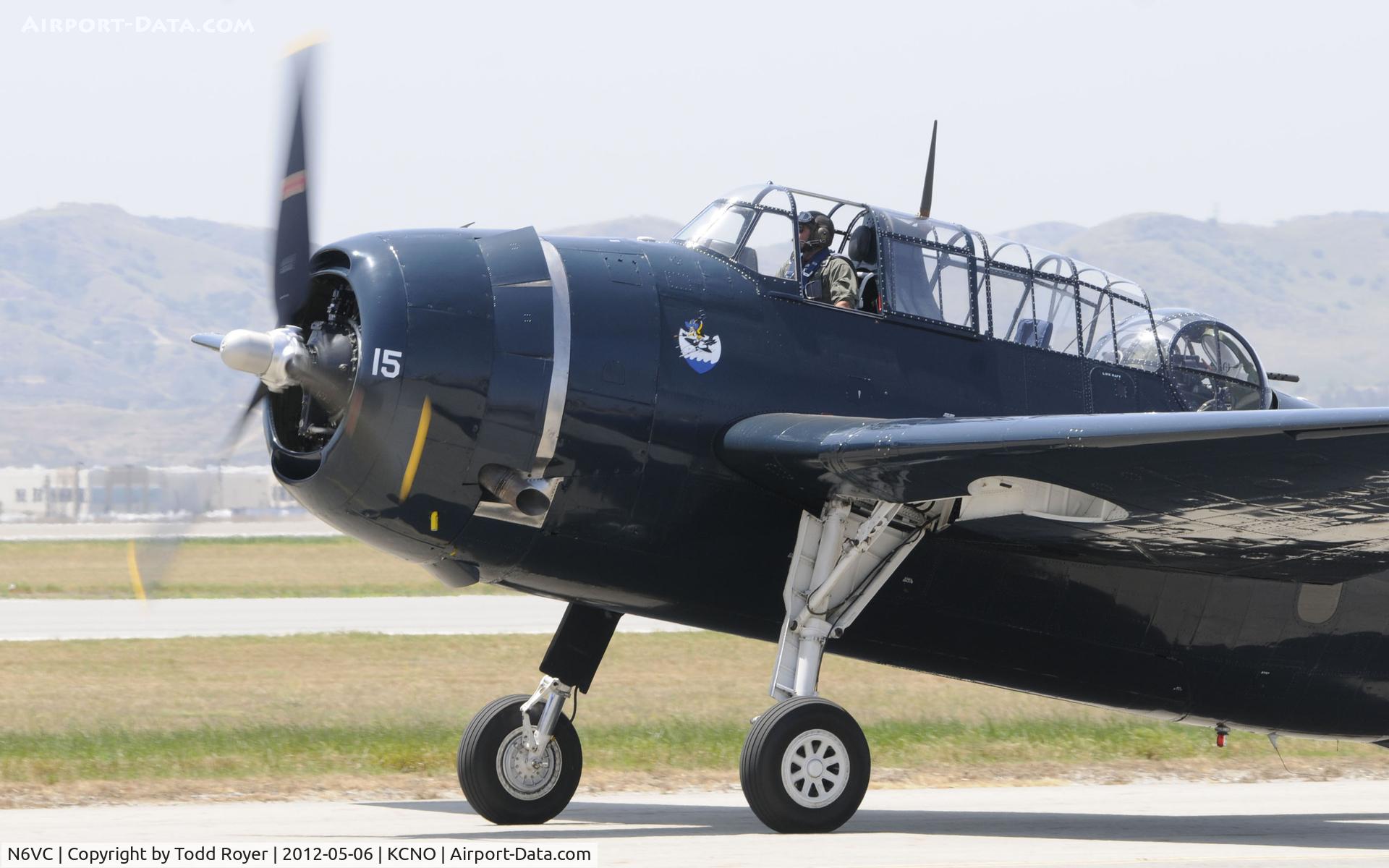 N6VC, Grumman TBM-3 Avenger C/N 53139, 2012 Chino Airshow