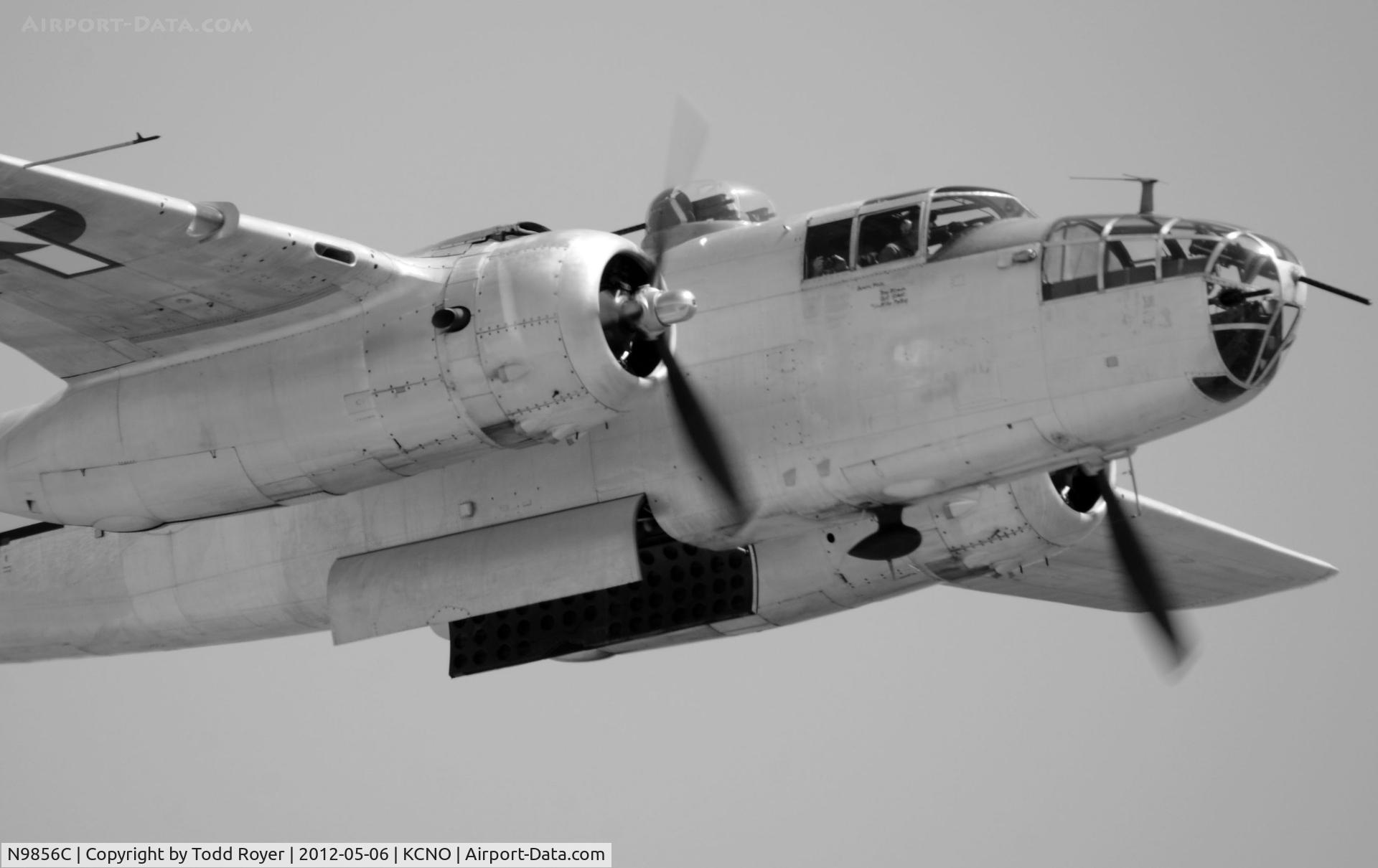 N9856C, 1943 North American TB-25N Mitchell C/N 108-35217, 2012 Chino Airshow