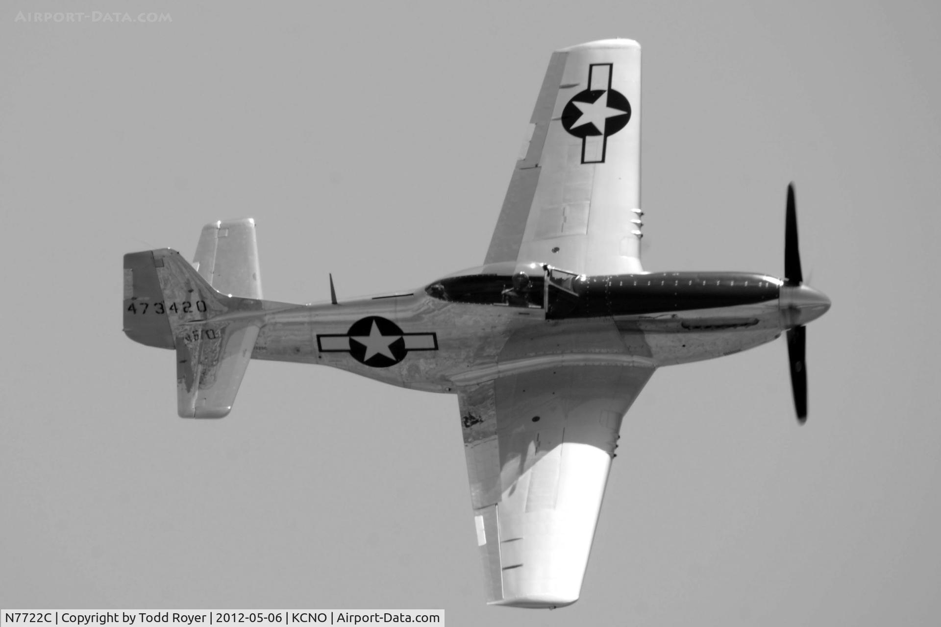 N7722C, 1944 North American F-51D Mustang C/N 44-73420, 2012 Chino Airshow