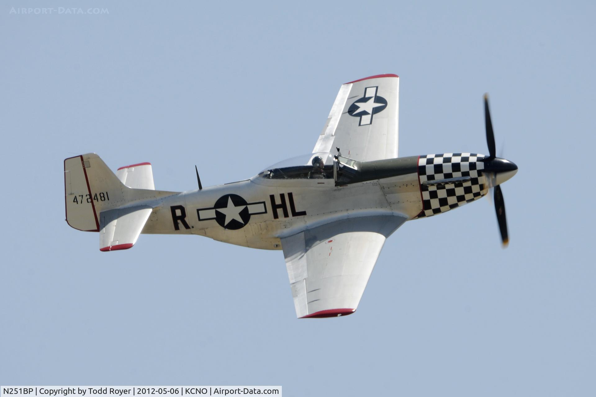 N251BP, 1944 North American P-51D Mustang C/N 44-84753, 2012 Chino Airshow