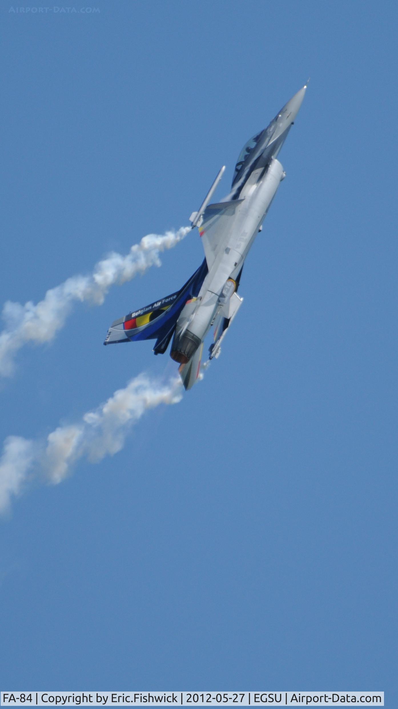 FA-84, 1980 SABCA F-16AM Fighting Falcon C/N 6H-84, 4. FA-84 Fighting Falcon at IWM Duxford Jubilee Airshow, May 2012.