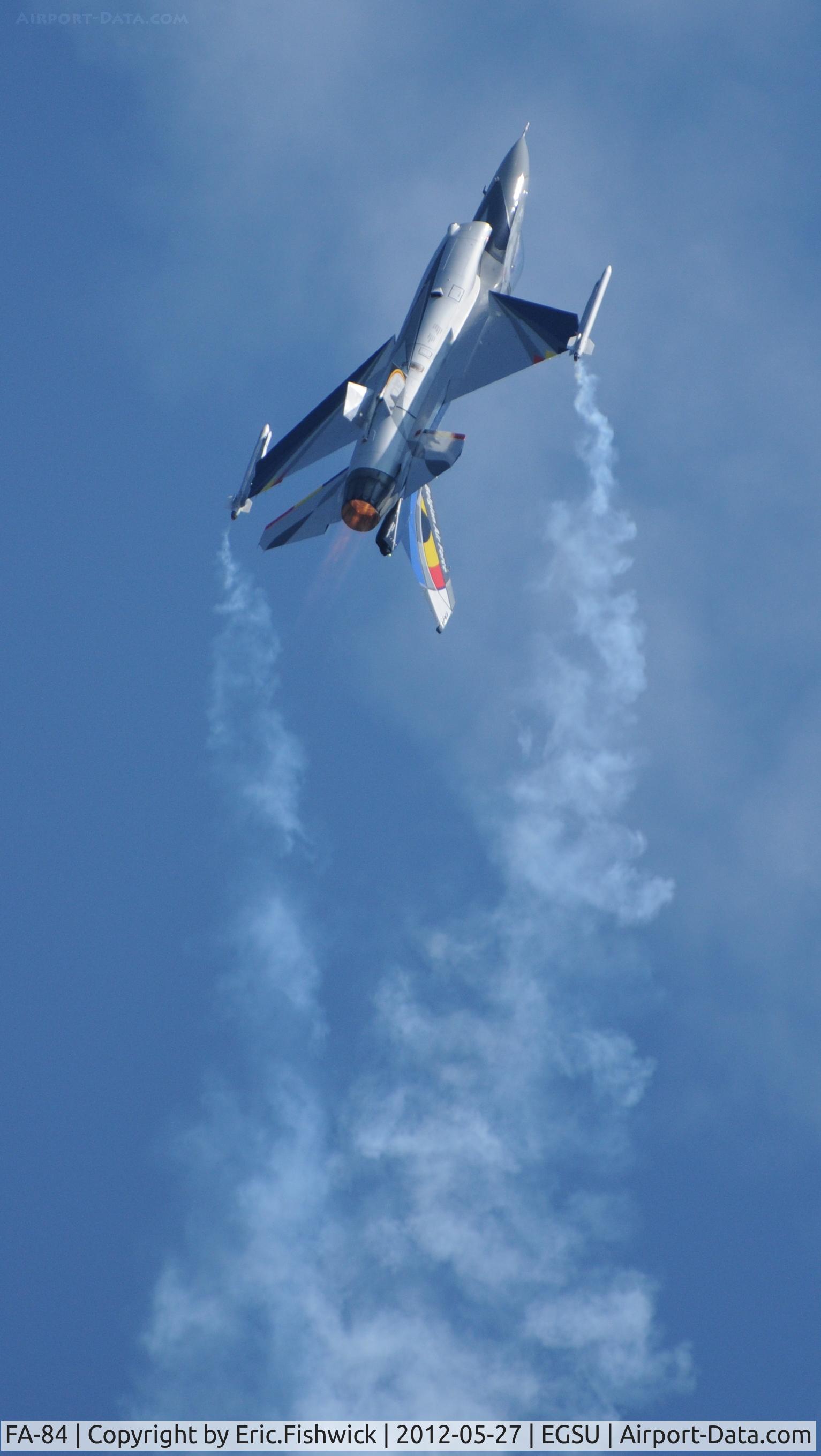 FA-84, 1980 SABCA F-16AM Fighting Falcon C/N 6H-84, 4. FA-84 Fighting Falcon at IWM Duxford Jubilee Airshow, May 2012.