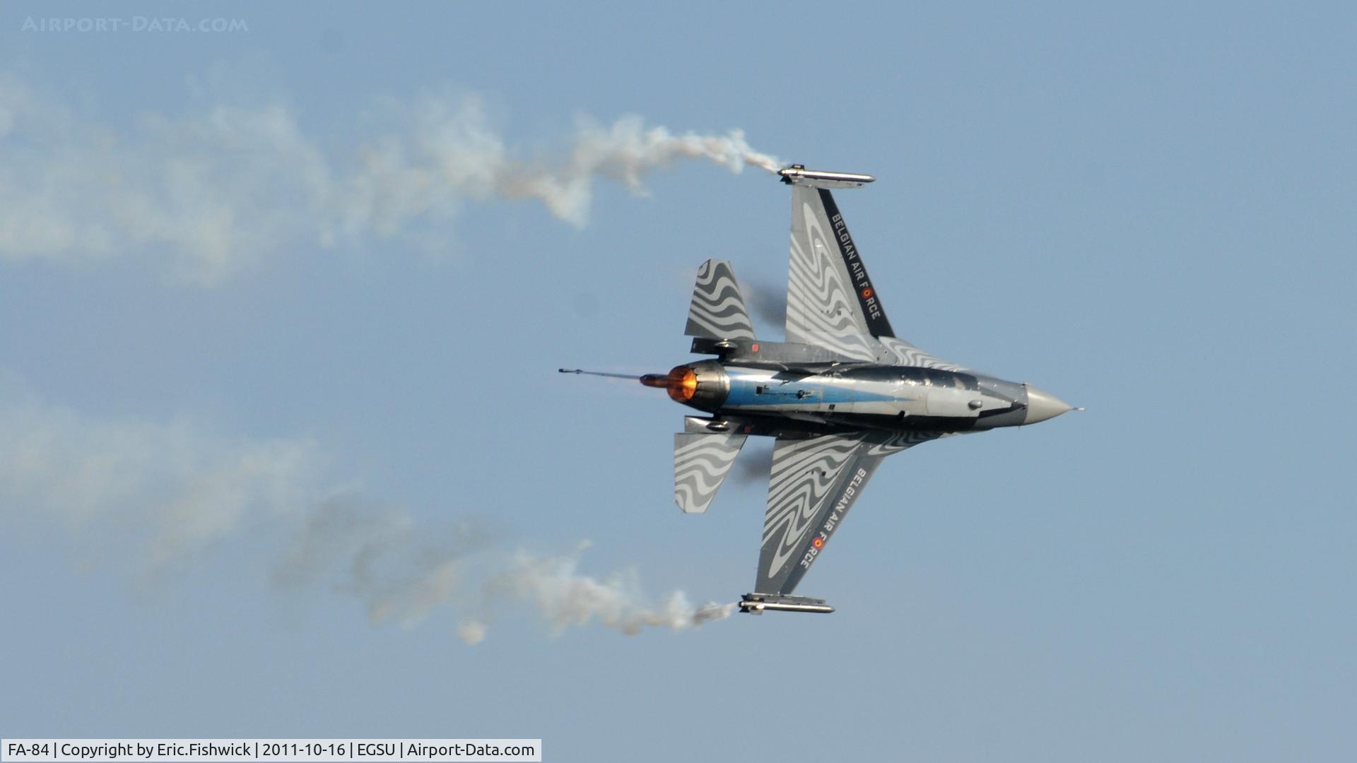 FA-84, 1980 SABCA F-16AM Fighting Falcon C/N 6H-84, 4. FA-84 Fighting Falcon at IWM Duxford Jubilee Airshow, May 2012.