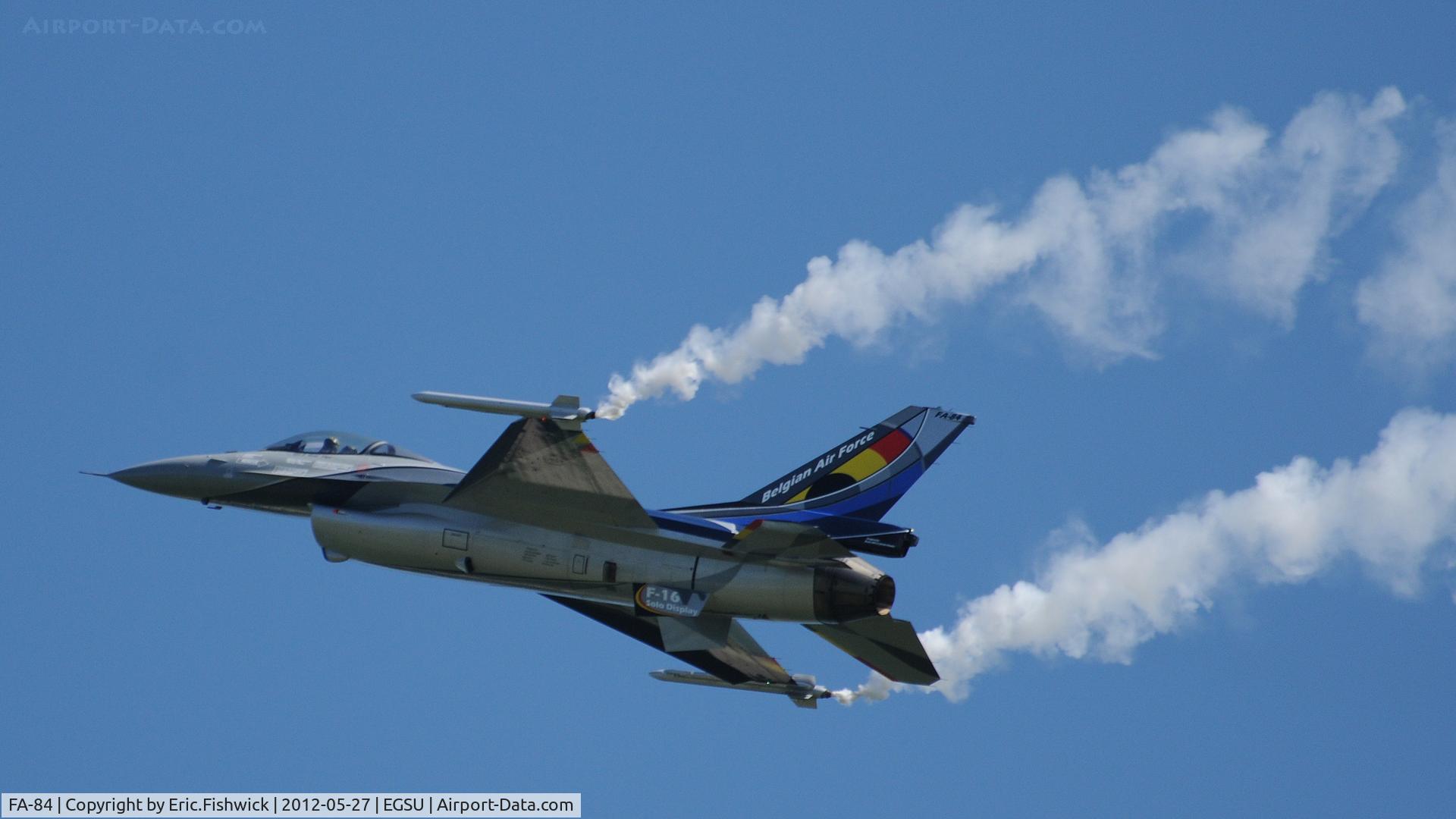 FA-84, 1980 SABCA F-16AM Fighting Falcon C/N 6H-84, 4. FA-84 Fighting Falconat IWM Duxford Jubilee Airshow, May 2012.