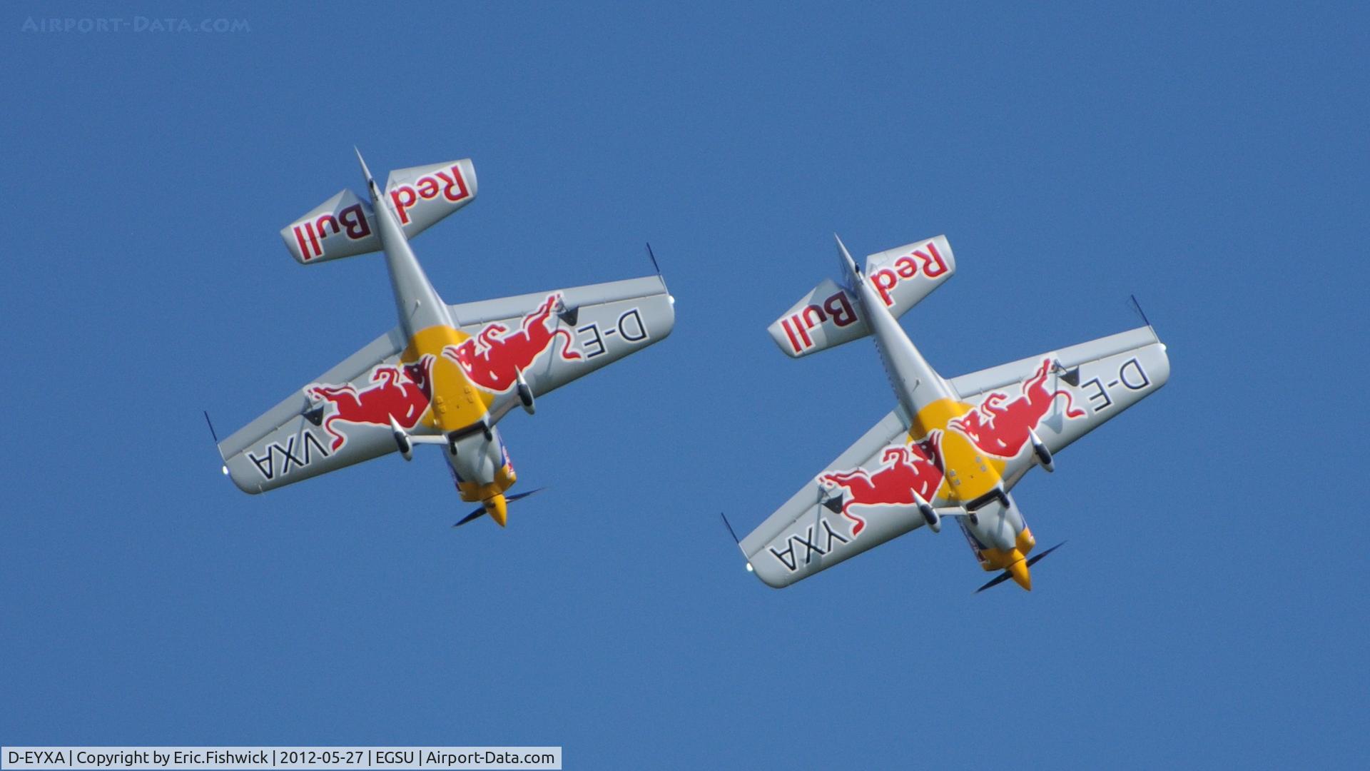 D-EYXA, 2011 XtremeAir XA-41 Sbach 300 C/N 002, 45. SBach Red Bull Duo at IWM Duxford Jubilee Airshow, May 2012.