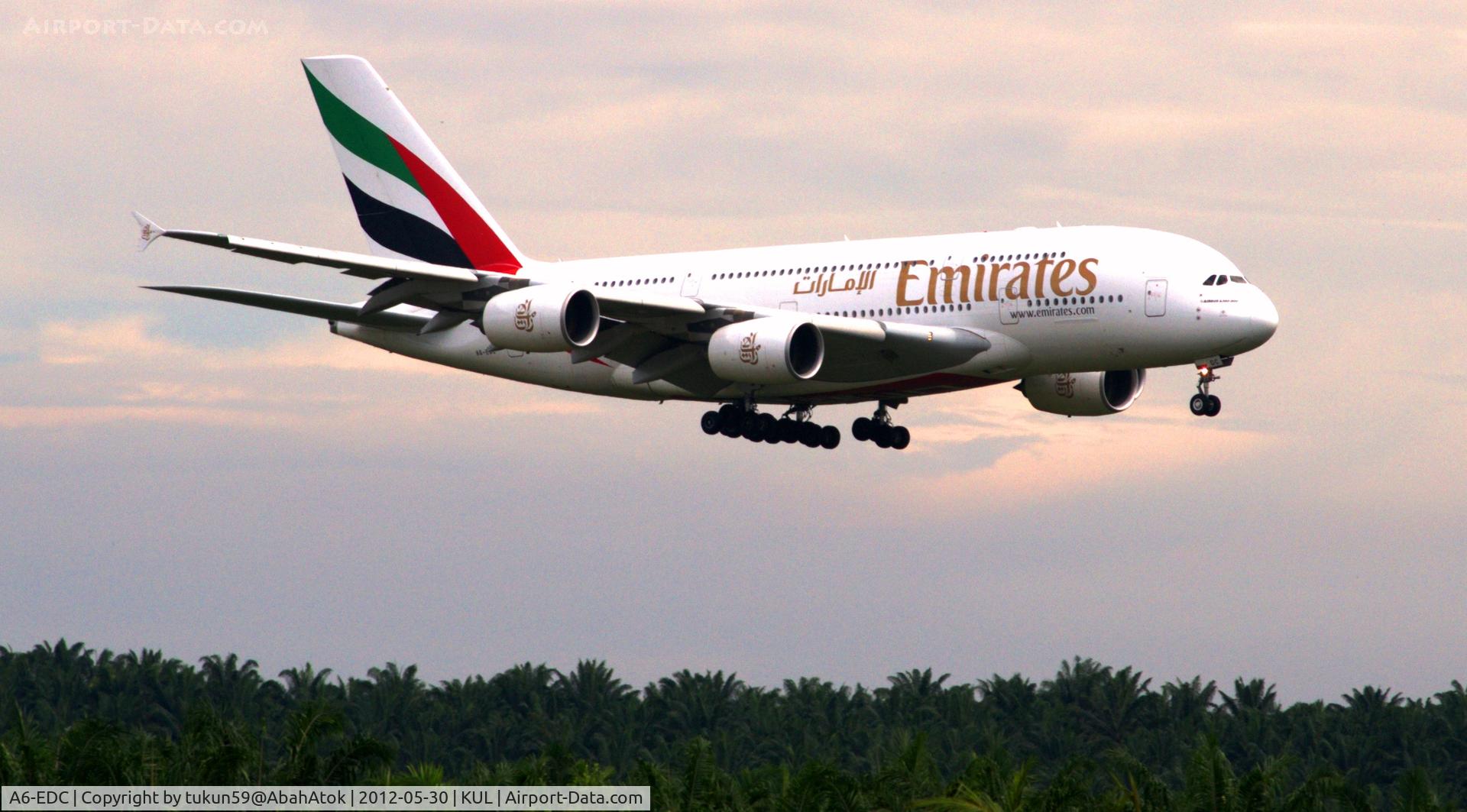 A6-EDC, 2008 Airbus A380-861 C/N 016, Emirates