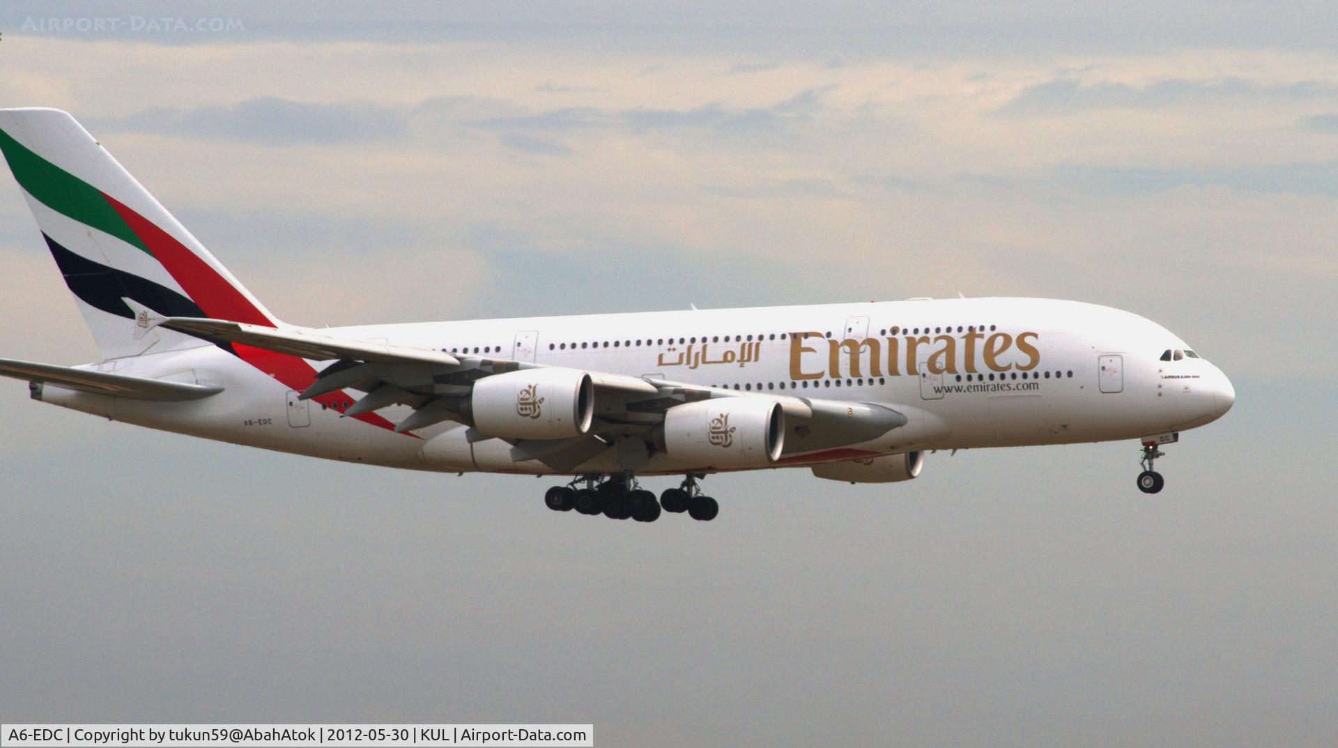 A6-EDC, 2008 Airbus A380-861 C/N 016, Emirates