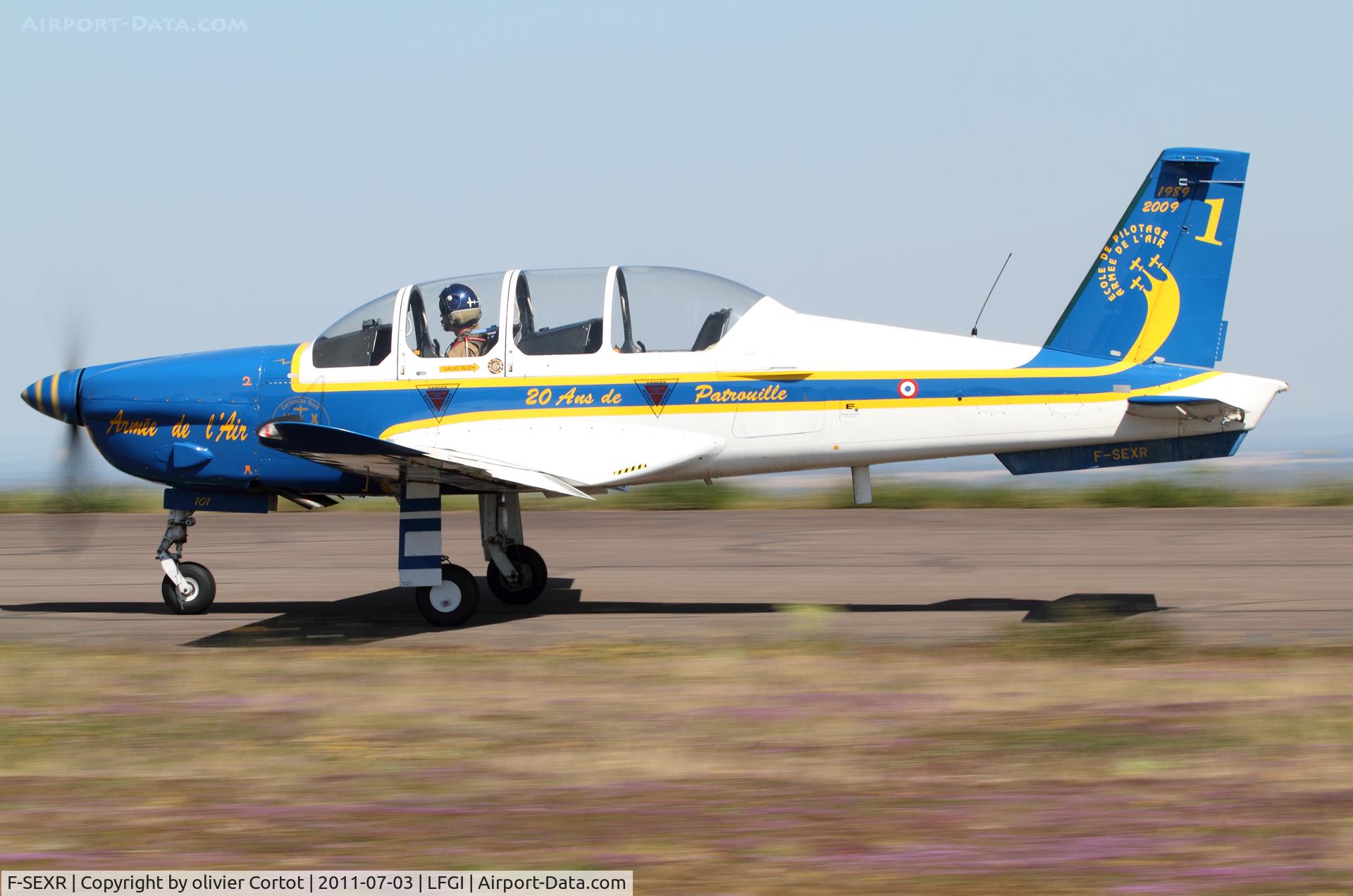 F-SEXR, Socata TB-30 Epsilon C/N 101, Cartouches dorées display team