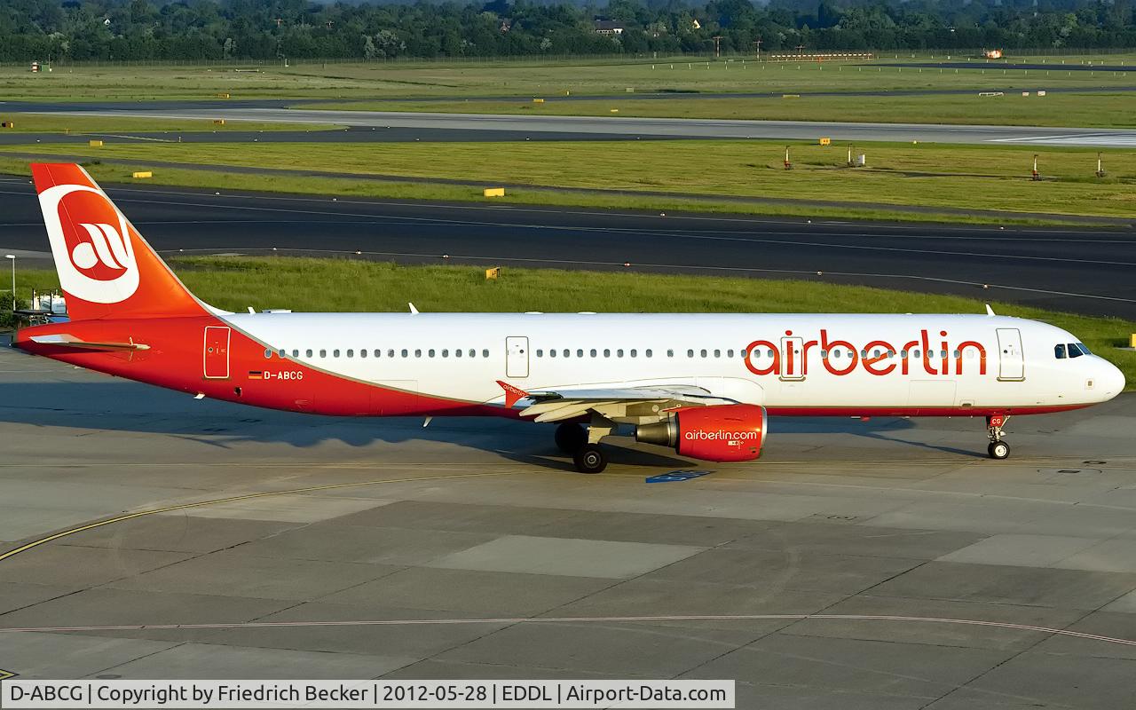 D-ABCG, 2003 Airbus A321-211 C/N 1988, taxying to the active