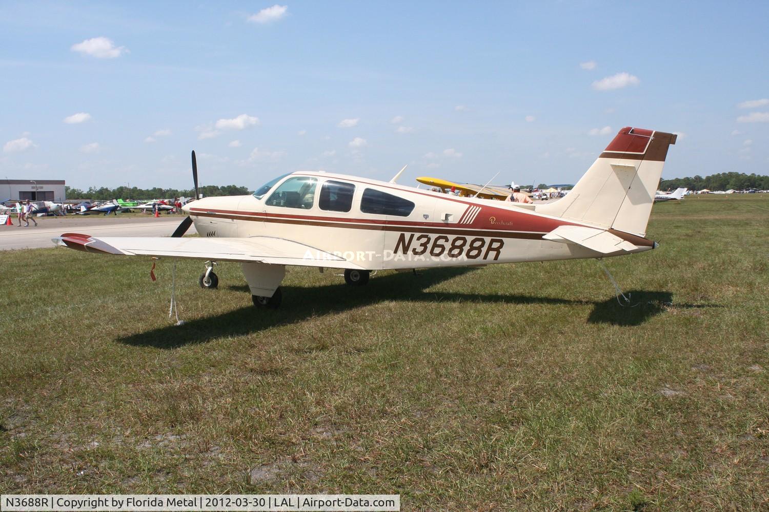 N3688R, 1980 Beech F33A Bonanza C/N CE-918, Beech F33A