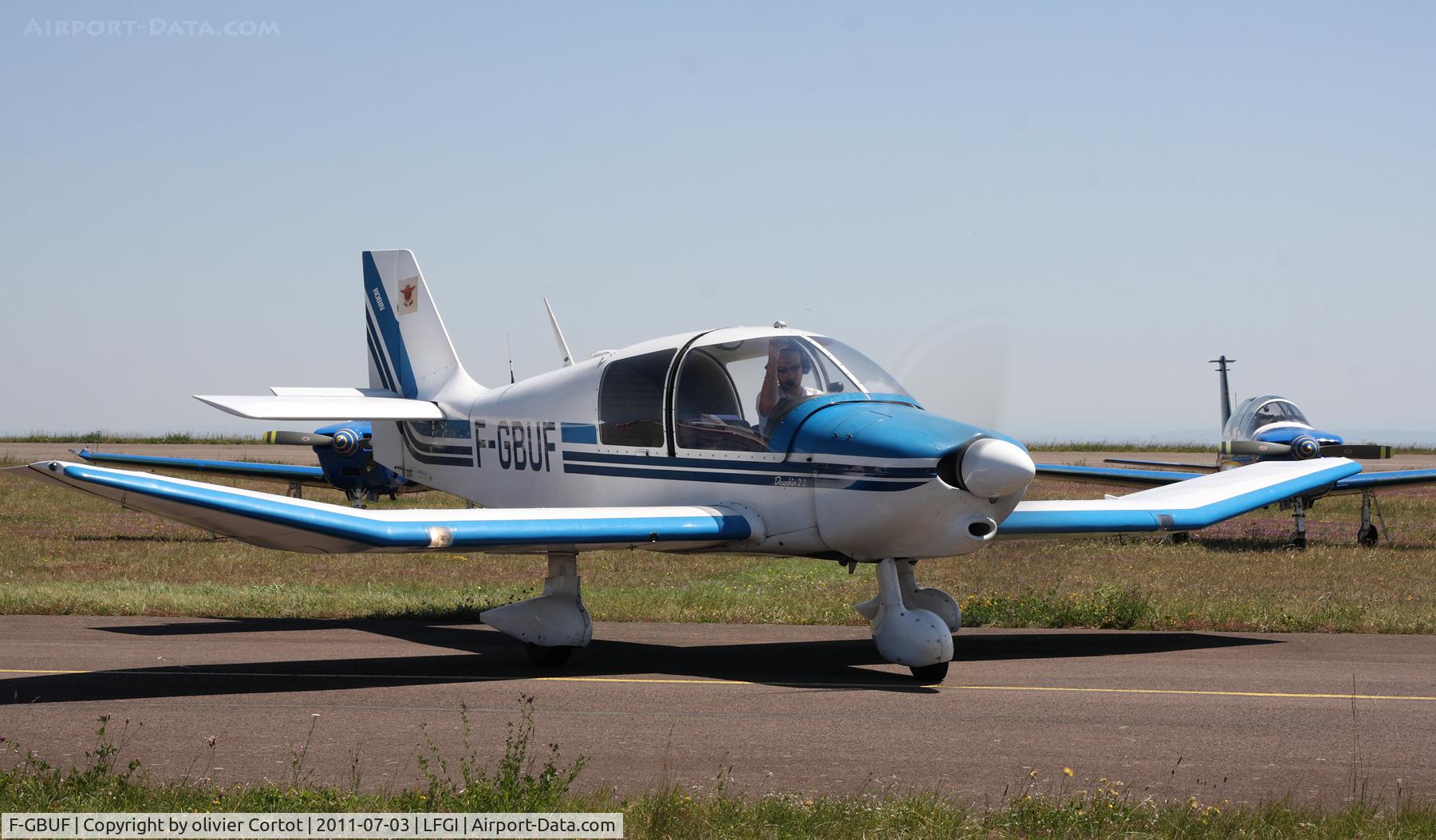 F-GBUF, Robin DR-400-120A C/N 1355, The pilot is a F-16 pilot in the Belgian Air Force : what a change for him !
