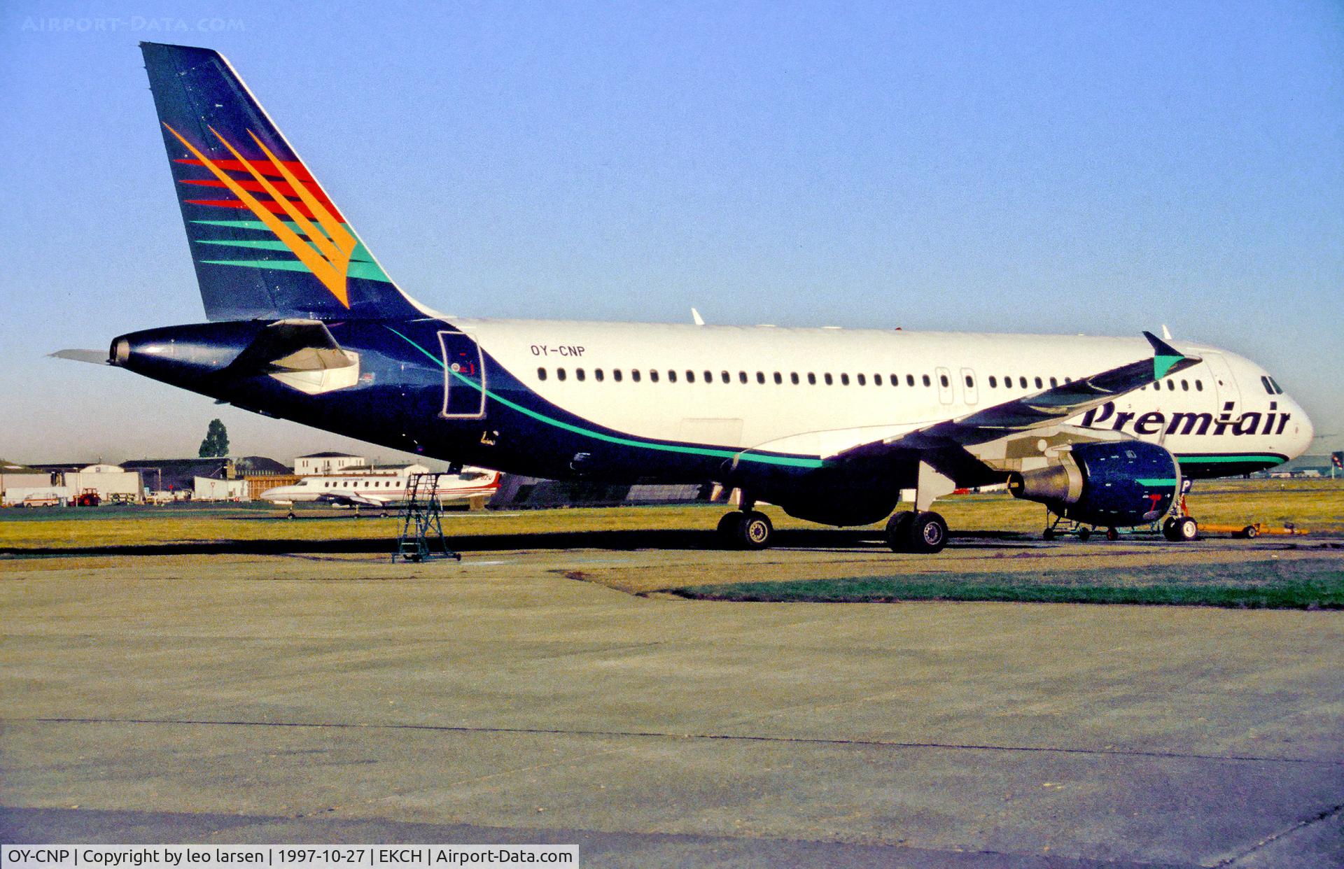 OY-CNP, 1992 Airbus A320-212 C/N 294, Copenhagen Kastrup 27.10.97