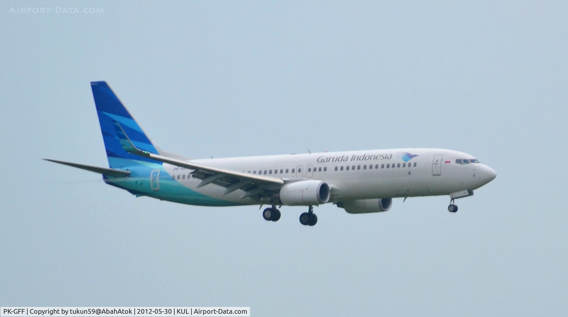 PK-GFF, 2010 Boeing 737-8U3 C/N 36436, Garuda Indonesia
