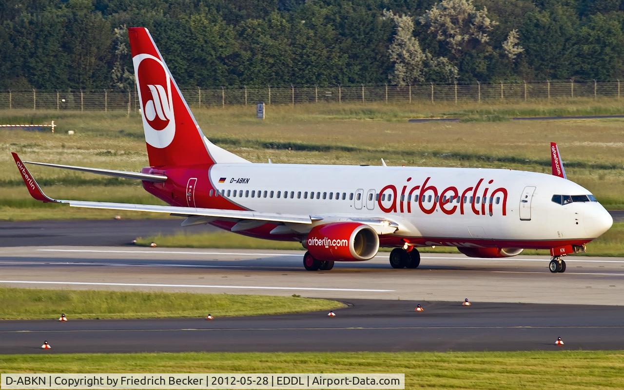 D-ABKN, 2010 Boeing 737-86J C/N 37756, departure via RW05