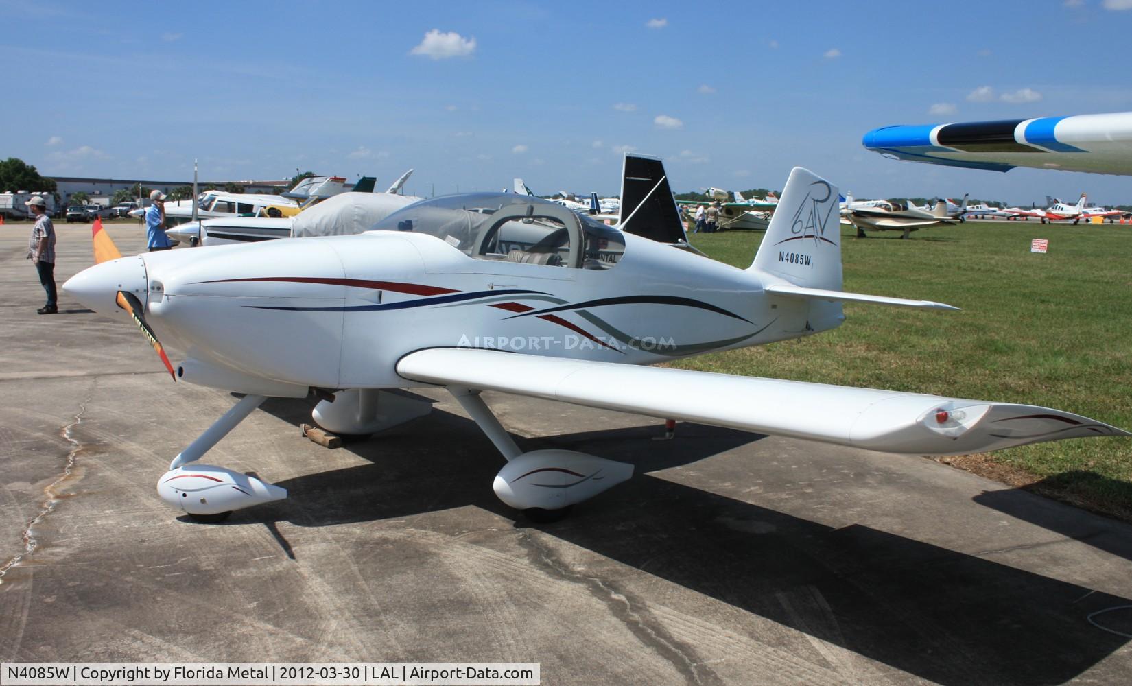 N4085W, 2001 Vans RV-6A C/N 25190, Vans RV-6A