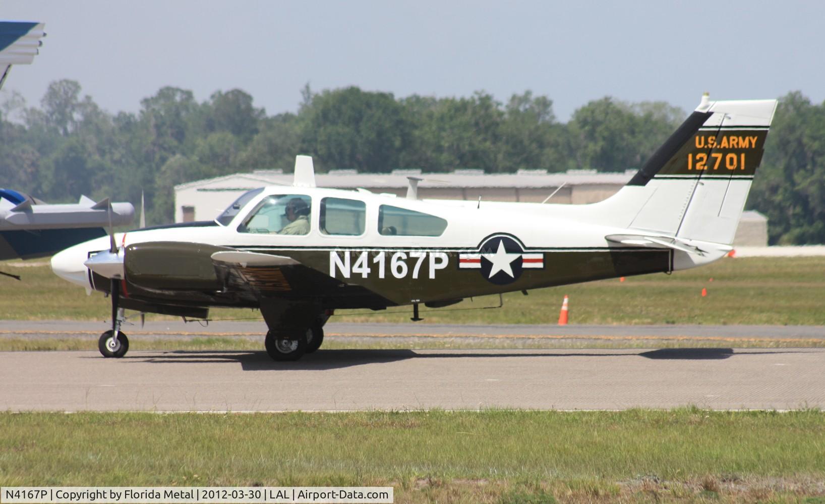 N4167P, 1965 Beech B-55 Baron (T-42A) C/N TF-23, T-42 Cochise