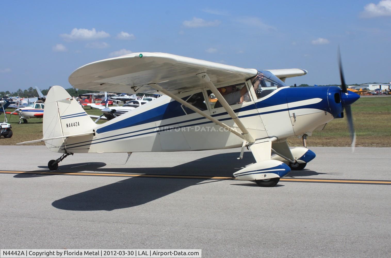 N4442A, 1956 Piper PA-22-150 Tri-Pacer C/N 22-3772, PA-22