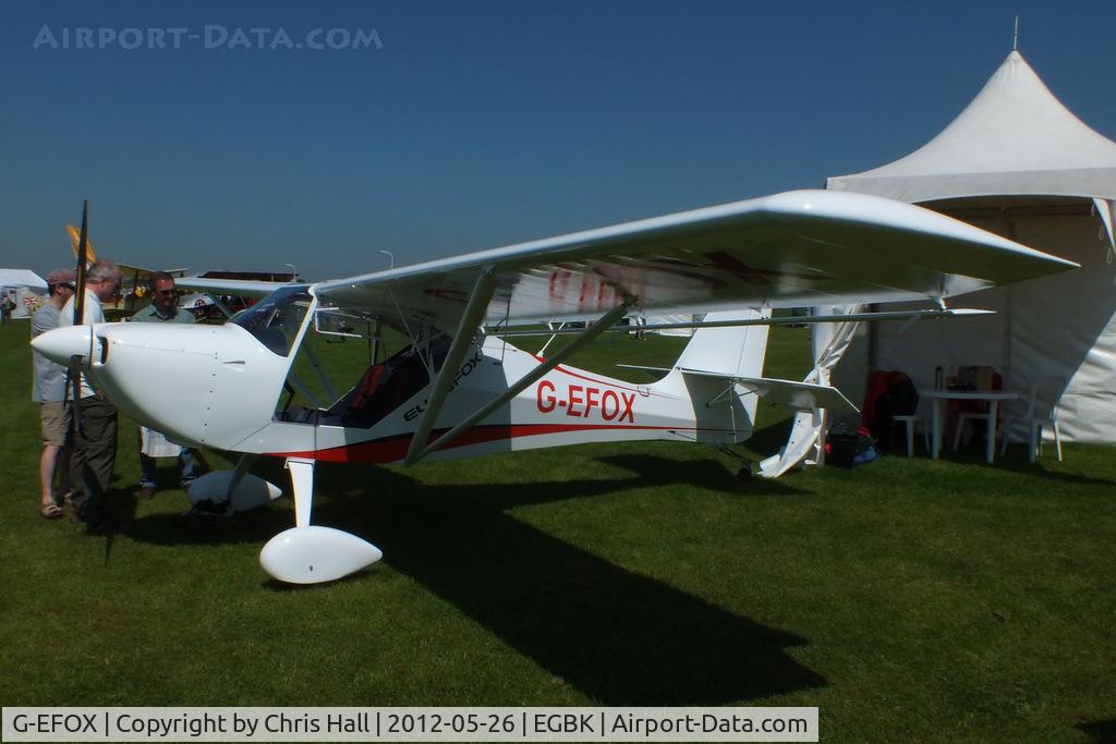 G-EFOX, 2011 Aeropro Eurofox 912(1) C/N BMAA/HB/604, at AeroExpo 2012
