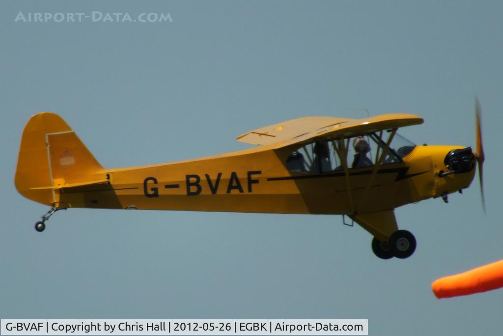 G-BVAF, 1940 Piper J3C-65 Cub Cub C/N 4645, at AeroExpo 2012