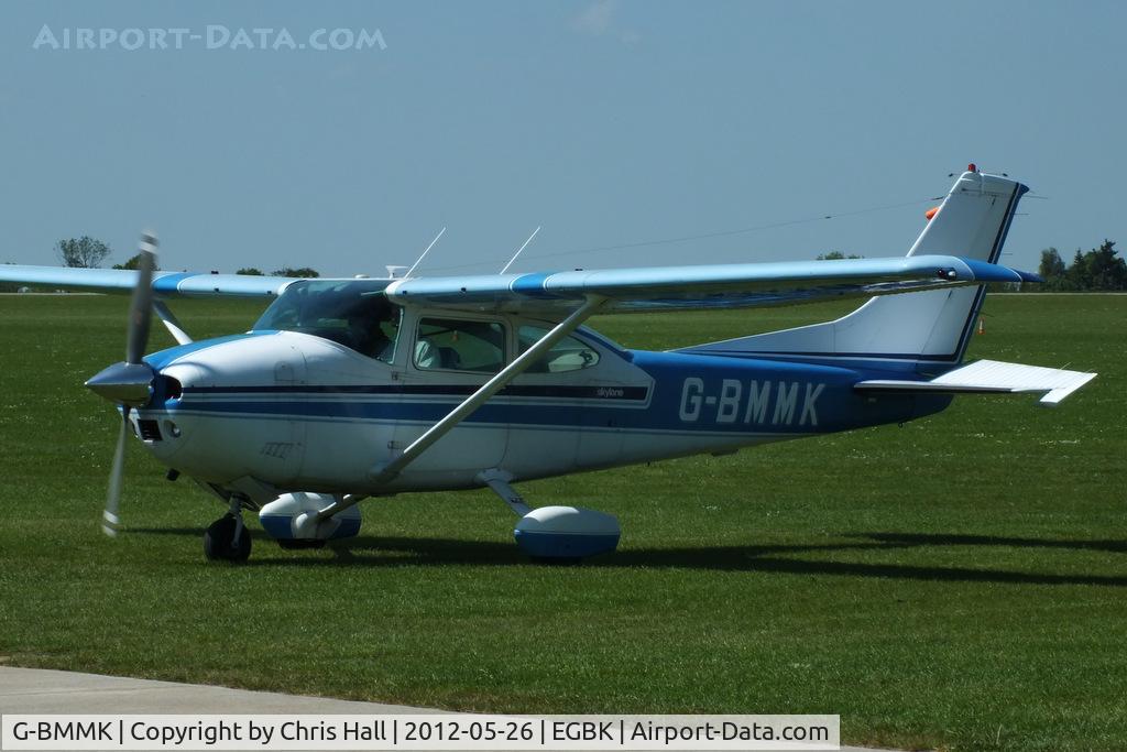 G-BMMK, 1975 Cessna 182P Skylane C/N 182-64117, at AeroExpo 2012