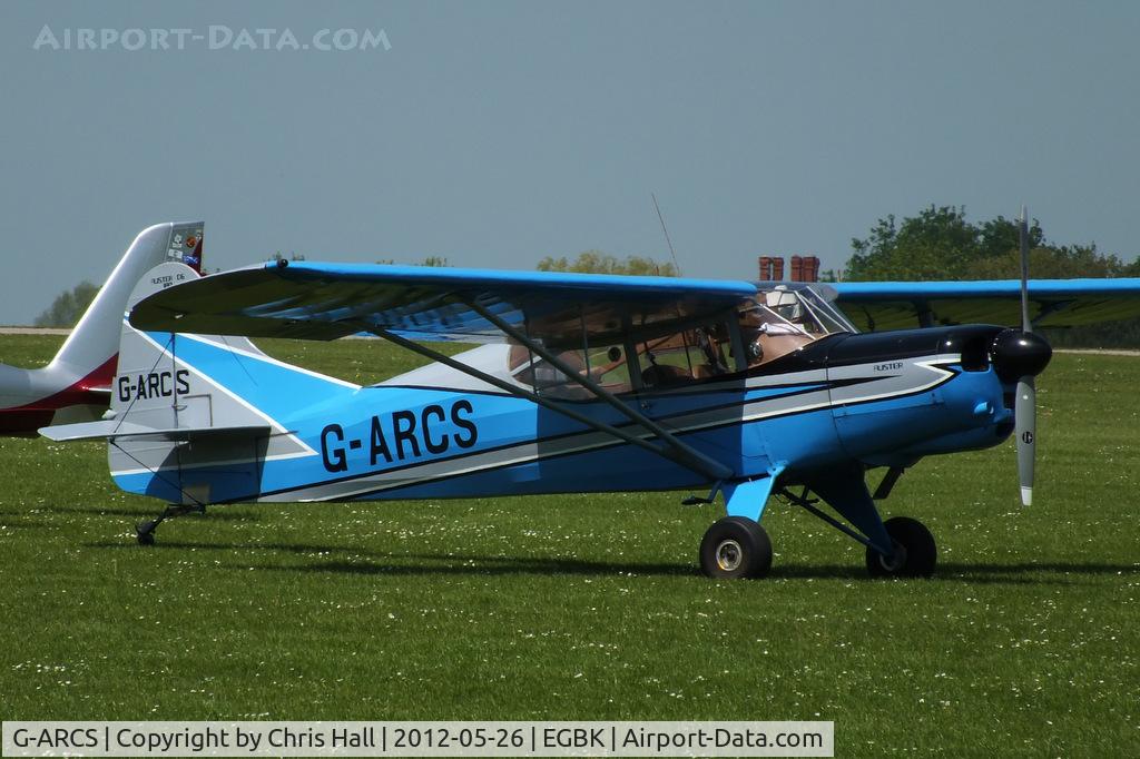 G-ARCS, 1960 Auster D6-180 C/N 3703, at AeroExpo 2012