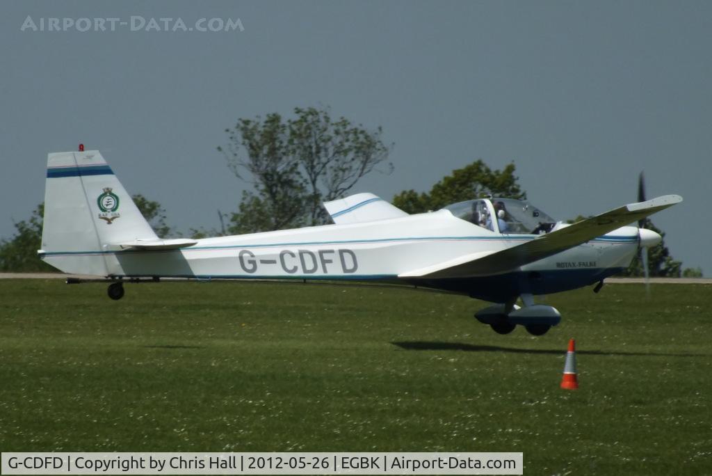 G-CDFD, 2004 Scheibe SF-25C Falke C/N 44705, at AeroExpo 2012