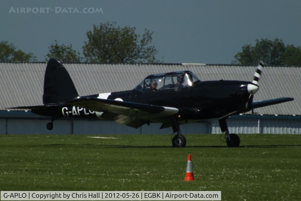 G-APLO, 1950 De Havilland DHC-1 Chipmunk T.10 C/N C1/0144, at AeroExpo 2012