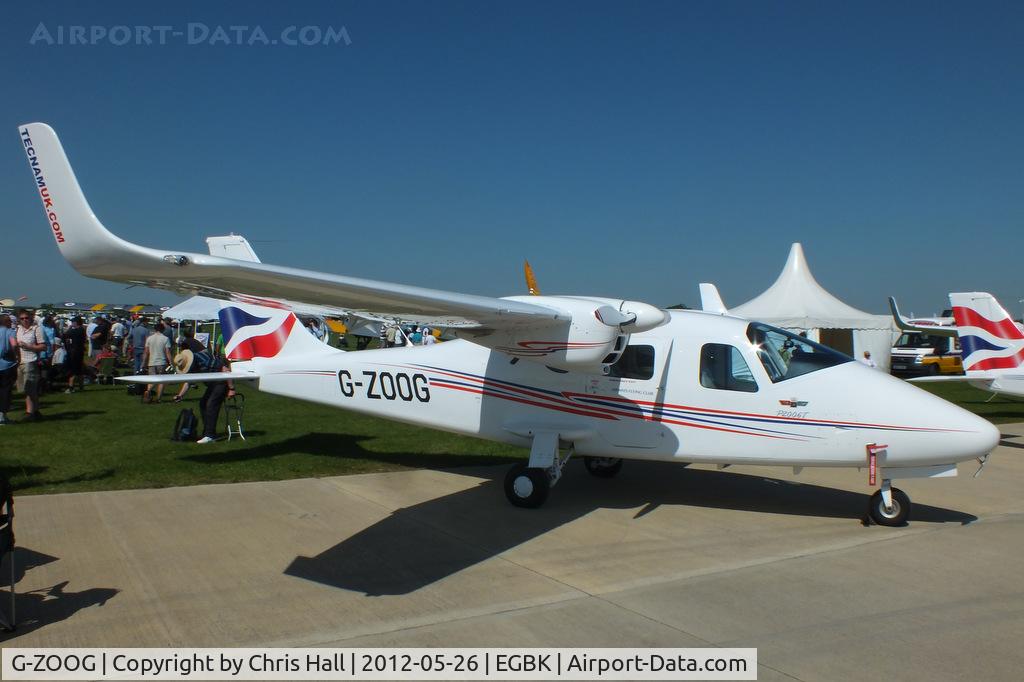 G-ZOOG, 2010 Tecnam P-2006T C/N 049, at AeroExpo 2012