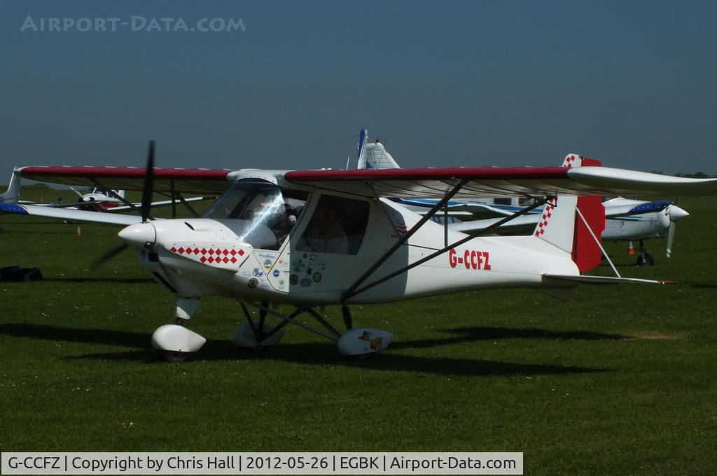 G-CCFZ, 2003 Comco Ikarus C42 FB UK C/N PFA 322-14040, at AeroExpo 2012
